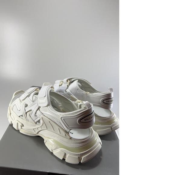 WOMEN'S Track Sandal Neoprene Strappy white Velcro Dad Sandals E371 - Picture 6 of 12